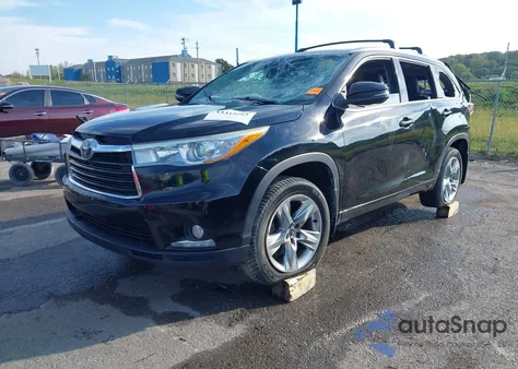 2016 Toyota Highlander Limited Platinum V6 из США, поврежденный, VIN 5TDDKRFH4GS228491